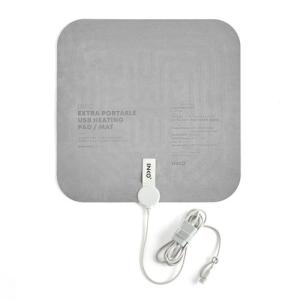 EXTRA ヒーティングパッド スエード [ 特許技術 インクで温める ホットマット 1.5mm 超薄型 USB-C 給電式 最大18Wパワー 50℃速暖 電気温熱マット 3段階温度調節 自動オフ機能 コンパクト収納 省エネ デスクマット 水洗...