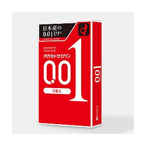 【まとめ買いセット】 001 ゼロワン 0.01ミリ3個入×3箱 目安在庫=△