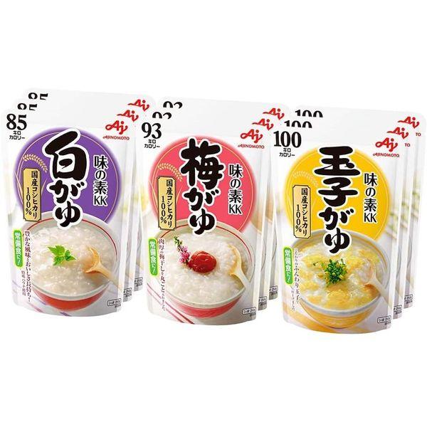 味の素（Ajinomoto） おかゆ 3種×3個(白がゆ3個、梅がゆ3個、玉子がゆ3個) 目安在庫=...