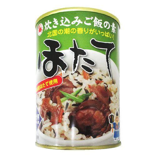 青森の味! 炊込みご飯の素 ほたて 缶詰 415g 24個セット 取り寄せ商品