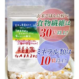 香ばしい 玄米パウダー 美養玄米GABA200...の詳細画像2