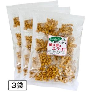 「納豆菌はエライ！」3個セット10％off 納豆菌 大豆タンパク 食物繊維 フライド納豆