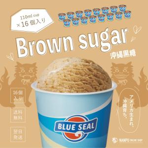 ブルーシール アイス 塩ちんすこう 110mlカップ×16個入り 沖縄の