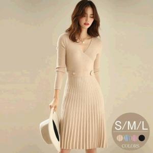 ニットワンピ 切り替えの商品一覧 通販 Yahoo ショッピング