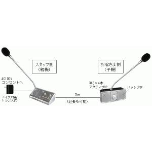 大型子機ハイパワー窓口インターホン NZ-20...の詳細画像1