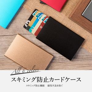 カードケース レディース メンズ スキミング防止 薄型  磁気防止  クレジットカード