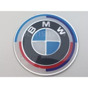 BMW 50周年 M クラシック ステアリングエンブレム 45mm 両面テープ付E36E64E60E...
