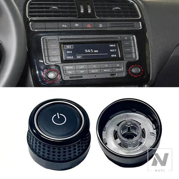 【並行輸入品】1/2個 車ダッシュボードコントロールボタン ディスプレイ画面 スタートスイッチ ラジ...