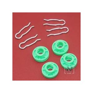 【並行輸入品】ドアパワーウィンドウレギュレーターガイドリテーナークリップスライダー4個 449343...