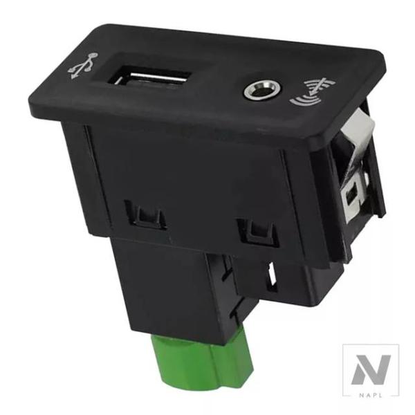 【並行輸入品】ゴルフ7用 MK7用 5Q0035726E パーツ AUXインターフェース グリーン ...