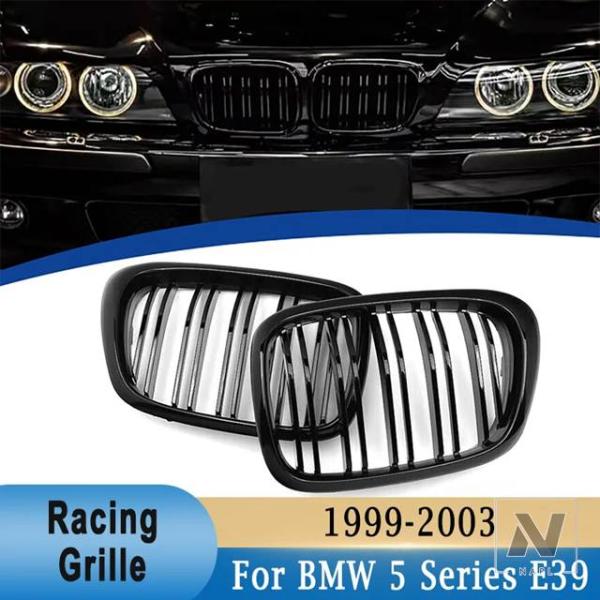 【並行輸入品】フロントバンパー レーシンググリル キドニーレーシンググリル / BMW 5シリーズ ...