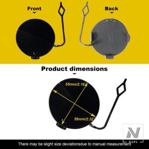 【並行輸入品】フロントバンパー 牽引フックキャ...の詳細画像3