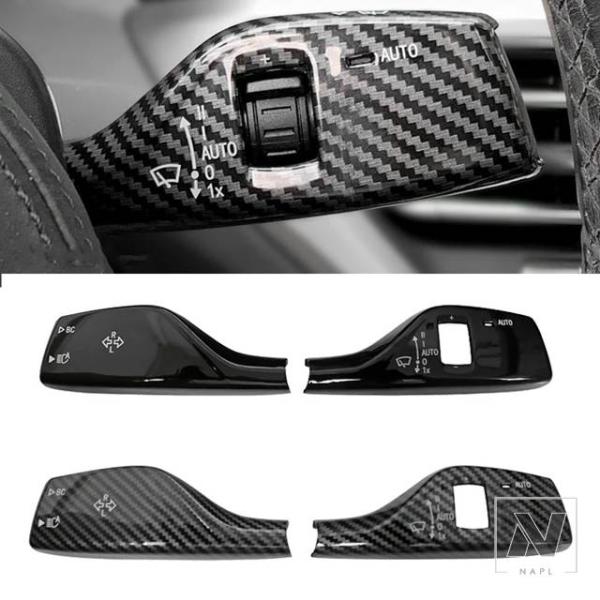 【並行輸入品】BMW ウインカーフロントガラスワイパーレバースイッチカバー 1-7シリーズ X3 X...