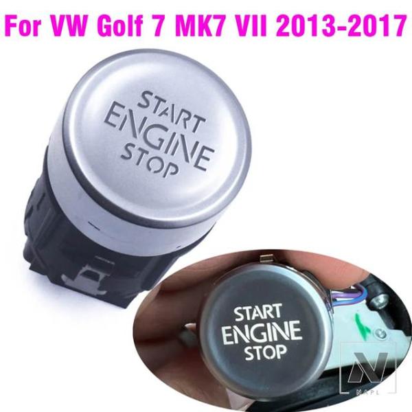 並行輸入品 ゴルフ 7 MK7 VII OEM スタートストップボタンエンジン点火スイッチ自動交換部...