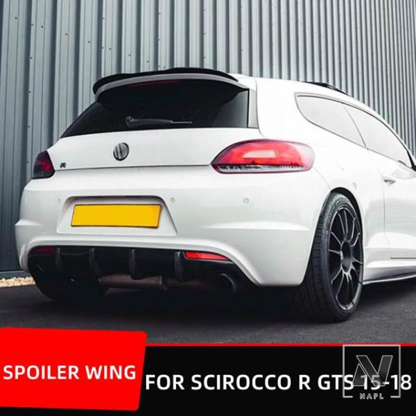 【並行輸入品】シロッコ R GTS 2015-2020 マックススタイルリアトランクリッドルーフスポ...