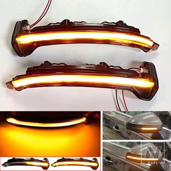 【並行輸入品】アウディ 2個 ダイナミック流れるサイドミラー水点滅 LED ウィンカーライト TT ...
