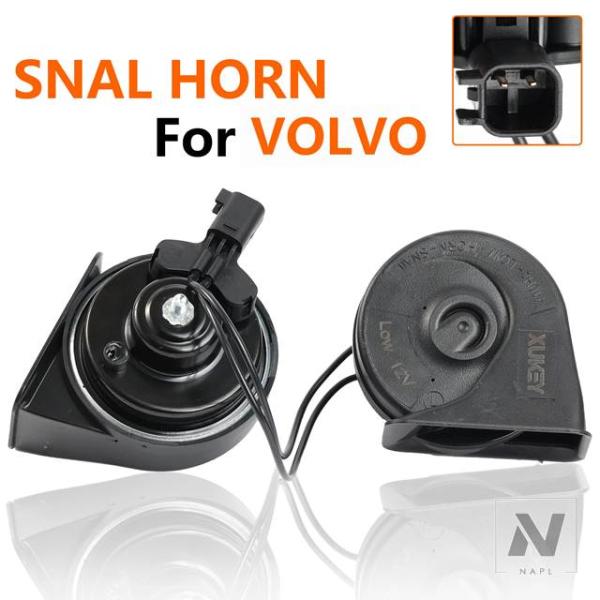 【並行輸入品】ボルボ 2ピース/セット 110-125DB 大声高低音大声カタツムリホーン V40 ...