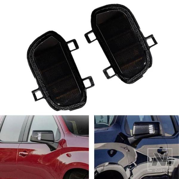 【並行輸入品】シボレー LED サイドミラーランプパドルライトパドルランプレンズシルバラードシエラ ...