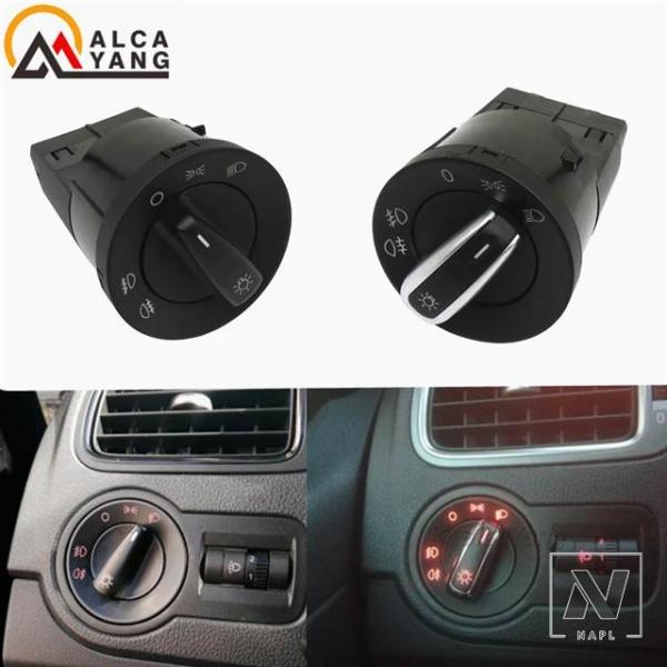 【並行輸入品】ゴルフ MK4 ジェッタ 4 ボラパサート B5 クロームヘッドライト制御スイッチフォ...