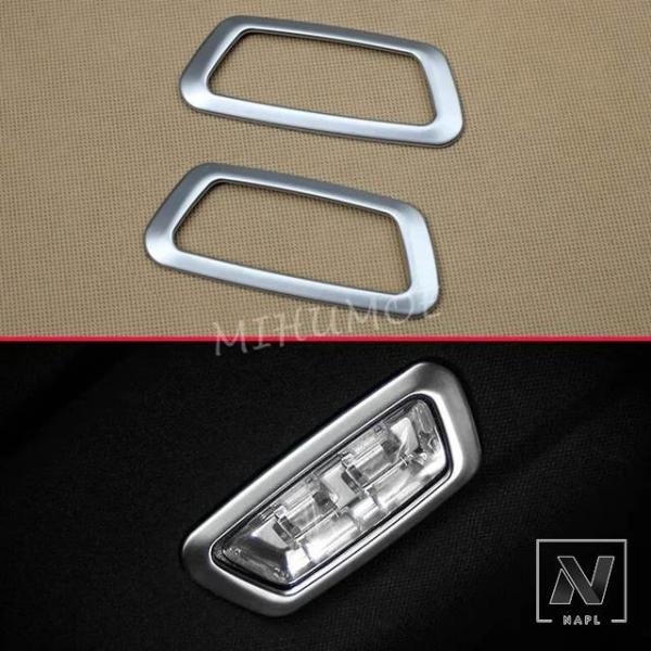 【並行輸入品】2X マットクローム トランク ライト カバー サラウンド 2016-2022 メルセ...