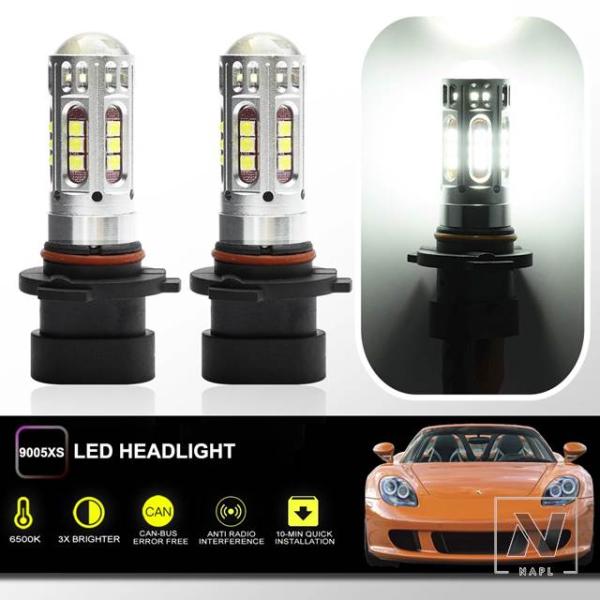 【並行輸入品】ポルシェ カレラ GT 2004-2006用 アップグレード CANバス LED ヘッ...