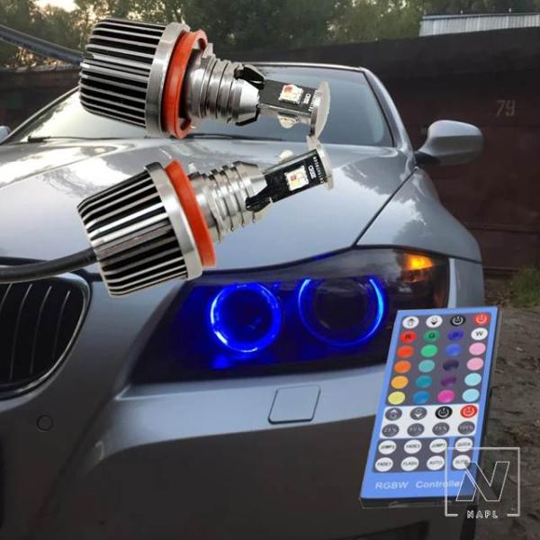 【並行輸入品】BMW 36W CANバス H8 LED アングルアイズ ライト E87 E90 M3...