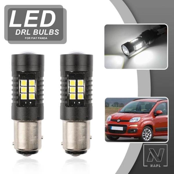 【並行輸入品】フィアット パンダ MK3 312 2012-2022用 CANバス LED DRL ...