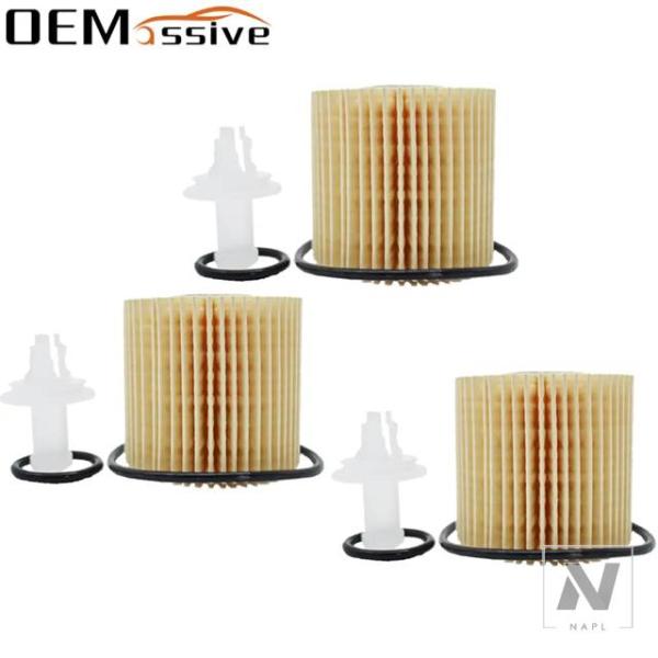 【並行輸入品】3X オイルフィルターRAV4 XA30 XA40 2AR-FE 2AR-FXE 24...