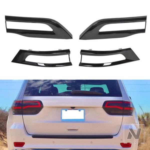 【並行輸入品】4個 /セット グランドチェロキー テールゲート テールライト トリム 6822097...