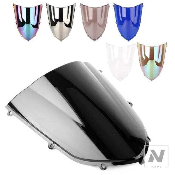 【並行輸入品】04 05 バイク用 風防 ABS 風防 ダブルバブル カワサキ ZX-10R 200...