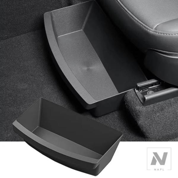 【並行輸入品】テスラ新型モデルY 2025年発売 ジュニパー製 フロントシート下引き出し TPE収納...