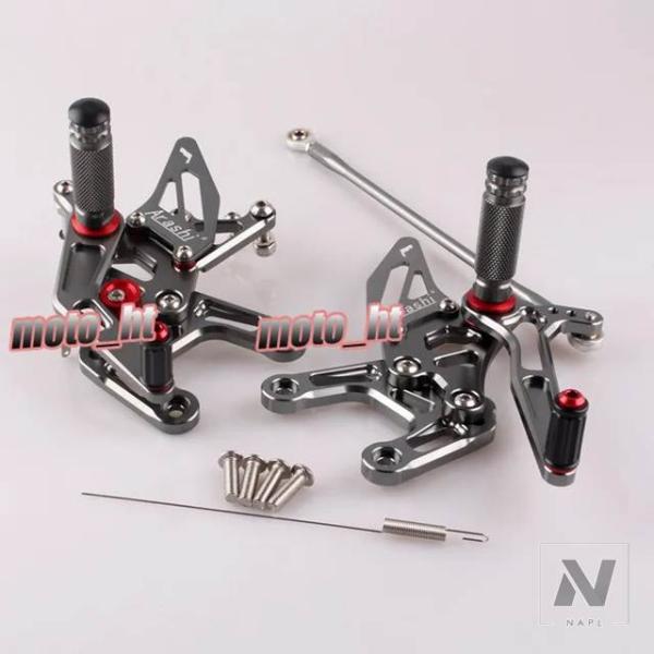【並行輸入品】ZX-10R 2011-2015 オートバイリアセットリアセットフットペグ KAWAS...