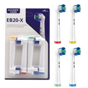 EB20 パーフェクトモデル 4本 ブラウン Oral-B互換 電動歯ブラシ替え Braun オーラルB対応 p