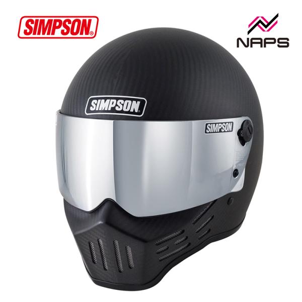 SIMPSON シンプソン ヘルメット M30 フルフェイス マットカーボン 6サイズ クラシック ...