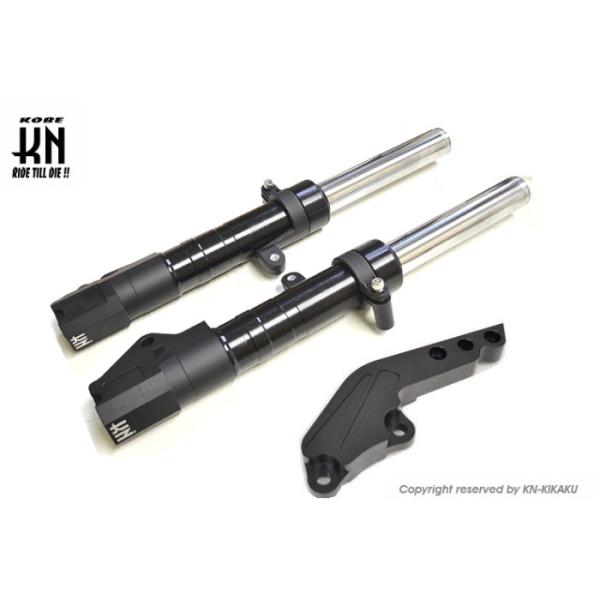 KN企画 スーパーフロントフォーク ブラック シグナスX 2/3型 260mm/STDキャリパー