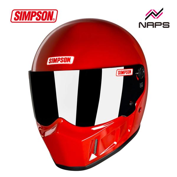 ＼11日限定ポイント10倍／ SIMPSON シンプソン ヘルメット SB15 フルフェイス レッド...