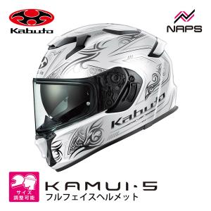OGK Kabuto オージーケーカブト KAMUI-5 NOTRA カムイ5 ノトラ フルフェイスヘルメット パールホワイトブラック 2026年6月頃発売予定