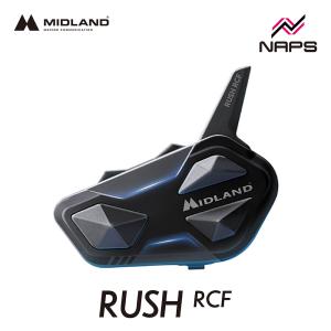 MIDLAND ミッドランド インカム RUSH RCF シングルパック C1527.10 オートバイ バイク用 イヤホン ヘッドセット ヘルメット フルフェイス｜ナップスYahoo!店