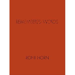 Roni Horn: Remembered Words｜nara-tsutayabooks