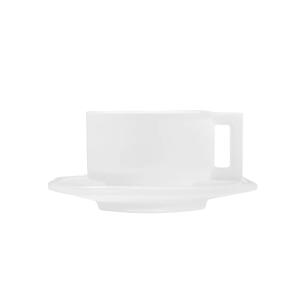 【ARNO GLASS】 Cup and Saucer /Frosted　アルノグラス
