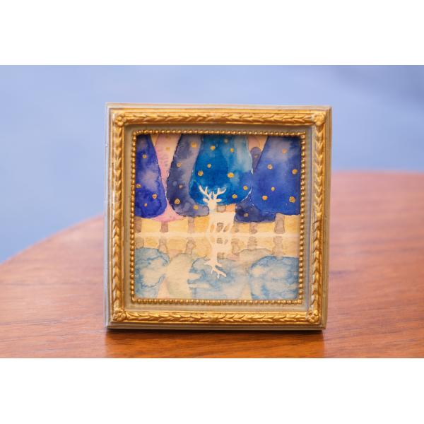 まつしたゆうり ミニ原画C ならしかの休日