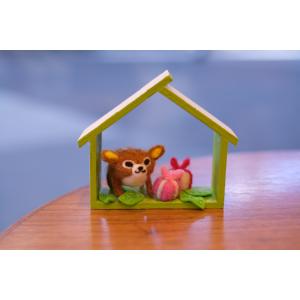 水仙舎 おうちほっこり鹿さん(緑) ならしかの休日