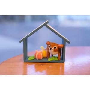 水仙舎 おうちほっこり鹿さん(青) ならしかの休日