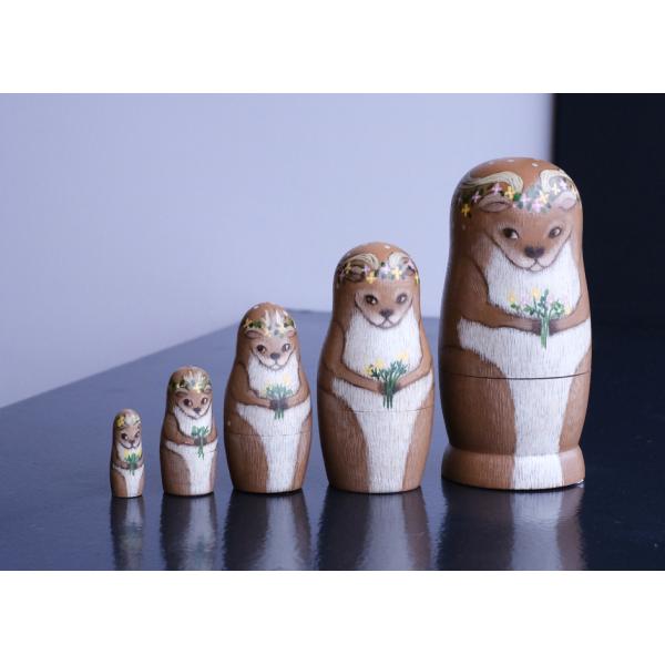 tourbillonn マトリョーシカ(花/5個組) ならしかの休日