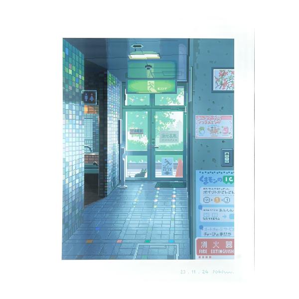 A2ポスター 『通用口 (Side Entrance)』 1041uuu