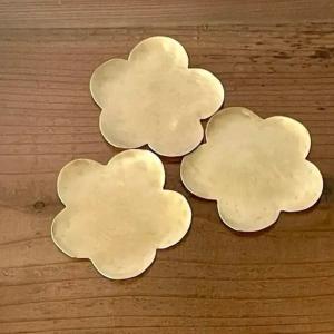 藤田商店 お香立て用 花形トレイ ならしかの休日