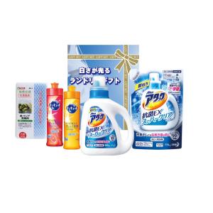 洗剤ギフト セット 白さが光るランドリーギフトEA-25（花王 アタック スーパークリアジェル抗菌EX）アタック洗剤 のし包装無料