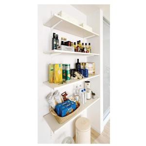 南海プライウッド 可動棚板セットBタイプ KTB4D3-W-LW-A 4段プラン