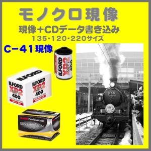 モノクロフィルム　モノクロ現像　（Ｃ−41）＋ＣＤデータ書き込み　　ＦＵＪＩ　　Kodak　ＩＬＦＯＲＤ　ＸＰ2　　　　1本から