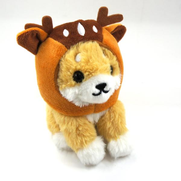 【奈良みやげ】豆柴のおつかい ぬいぐるみ 奈良みやげ 奈良限定 豆柴 鹿 ぬいぐるみ みやげ処きとら